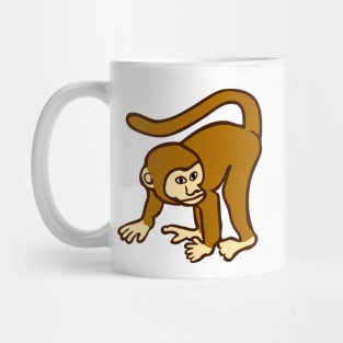 Cute monkey chimp Mug